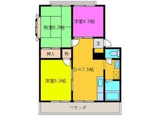 なすのはなⅠ番館の物件間取画像